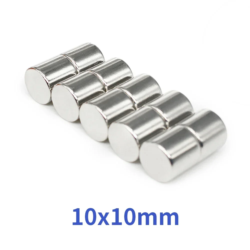 5/10/20/25/50PCS 10x10mm Disc Rare Earth Magnets 10x10mm Round Neodymium Magnet Strong 10mmx10mm Permanent Magnet 10*10 N35