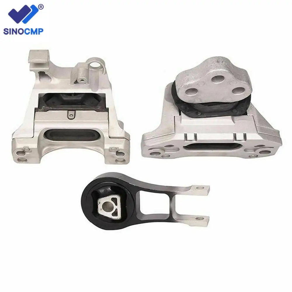 

3PC Motor Transmission Mount Set A5844 A5752 A5825, 4877788AF 68192831AB 68192831AD Fit Jeep Cherokee 2.4L 14-19 Complete Engine