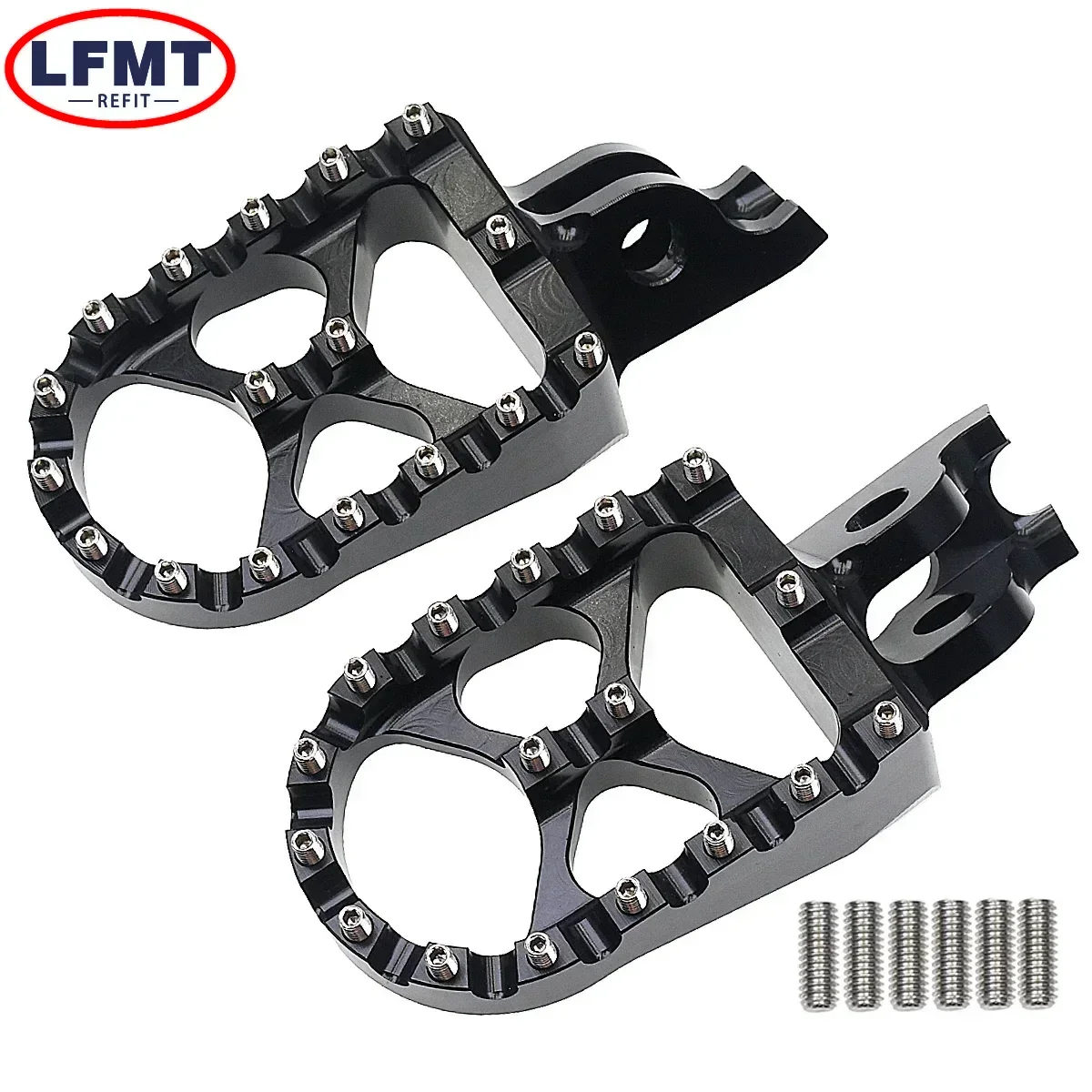 Motorcycle CNC Foot Pegs Rests Pedals Footpegs For HONDA CR CRF 125 250 125R 150R 250R 250X 450R 450X 250RX 450RX 250F 250L 450L