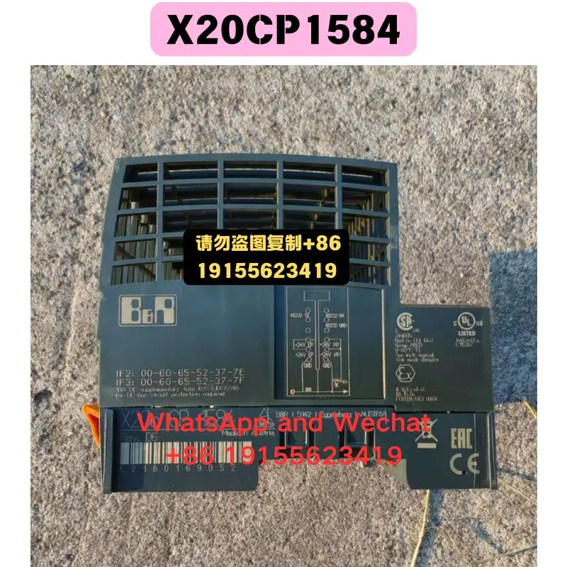 Used OEM disassembled parts X20CP1584 PLC module Functional test OK Quick delivery