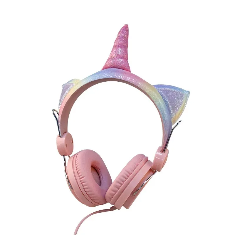 

Headset Bluetooth headset, cute cat ears, wireless card, game headset.