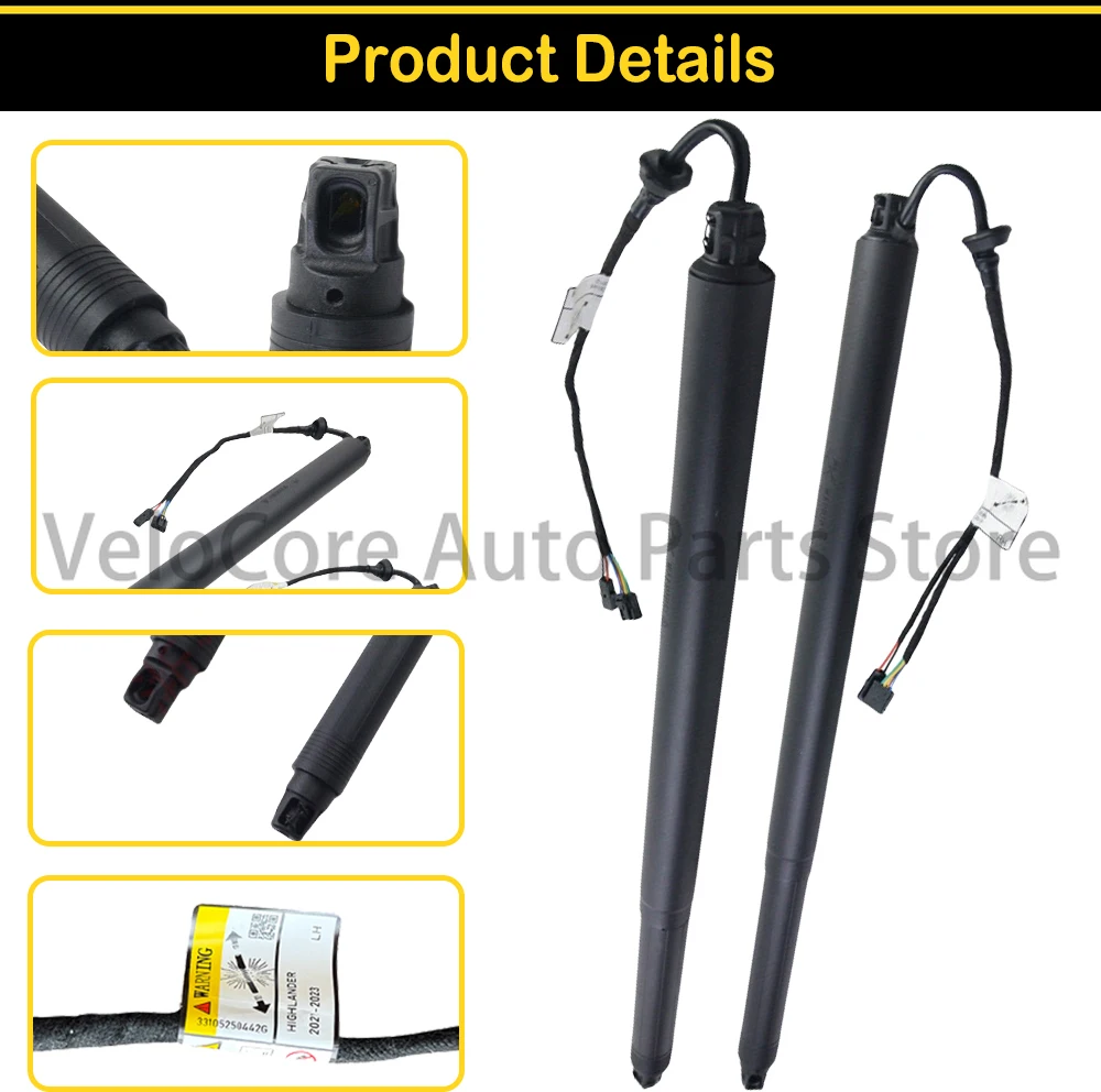 2pcs or 1pc Precision Fit 5E9827851F 5E9827852F Skoda Octavia Electric Tailgate Lift Support Strut Reliable Direct Fit