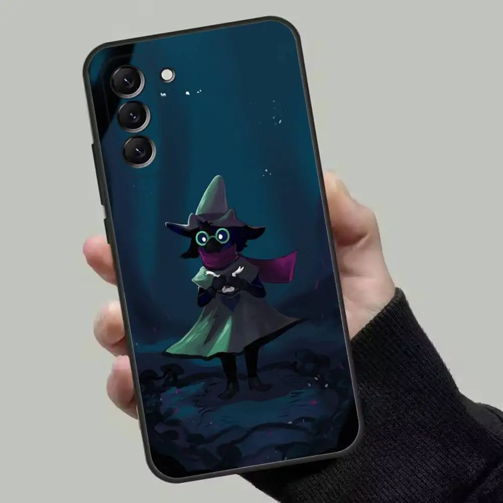 Etui na telefon D-Deltarune Ralsei do Samsung Galaxy A13, A21s, A22, A31, A32, A52, A53, A71, A80, miękka czarna obudowa