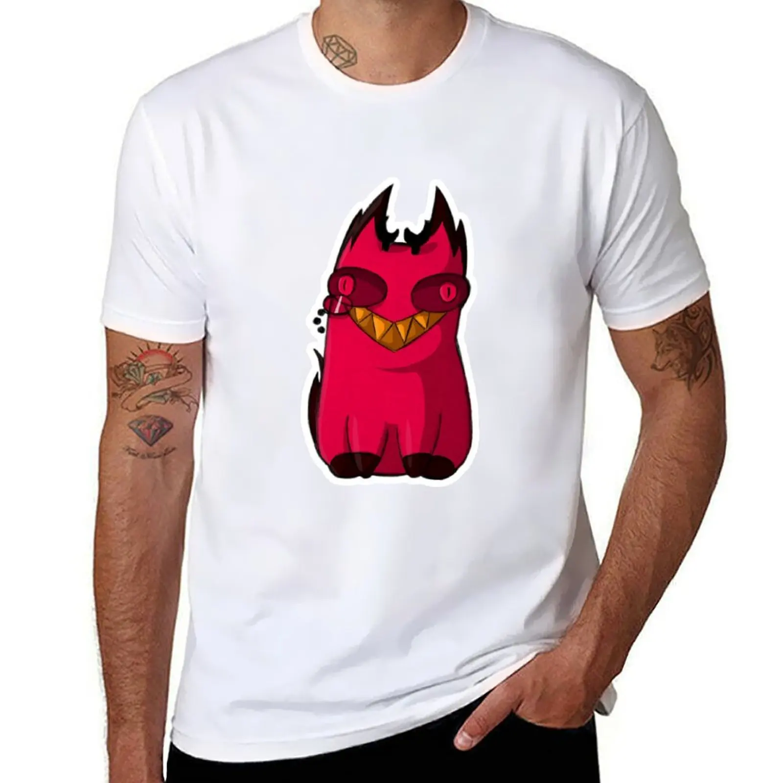 

Cursed Cat Alastor T-Shirt mens graphic t shirts t shirts for man cotton funny man tshirt T-Shirt