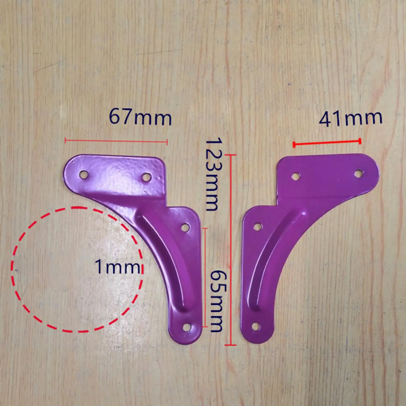 10Pcs Step Ladder Reinforcement Mounting Plate Single Straight Ladder Shelf L