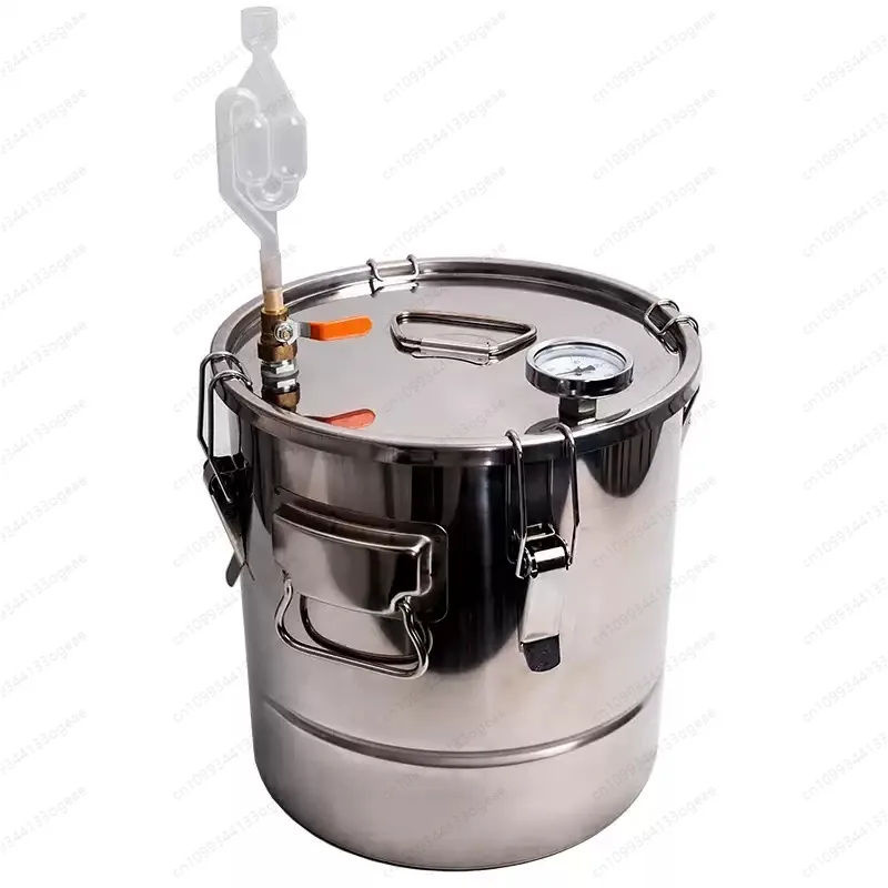 Wine Fermenter with Thermostatic bar High Quality 12L/22L/35L/55L Barrel Stainless Steel Fermenters Fermentation 251546