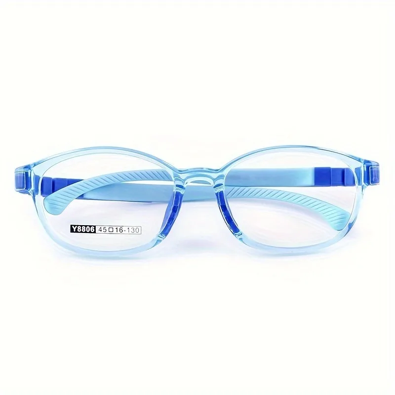 1pcs Ultra-light Silicone Kids Glasses Frame, Flexible Durable, Perfect for Sports, Wholesale & Gifts