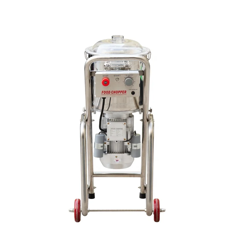 Stainless steel electric multi-function vegetable pulp processor for cutting pulp and shredding