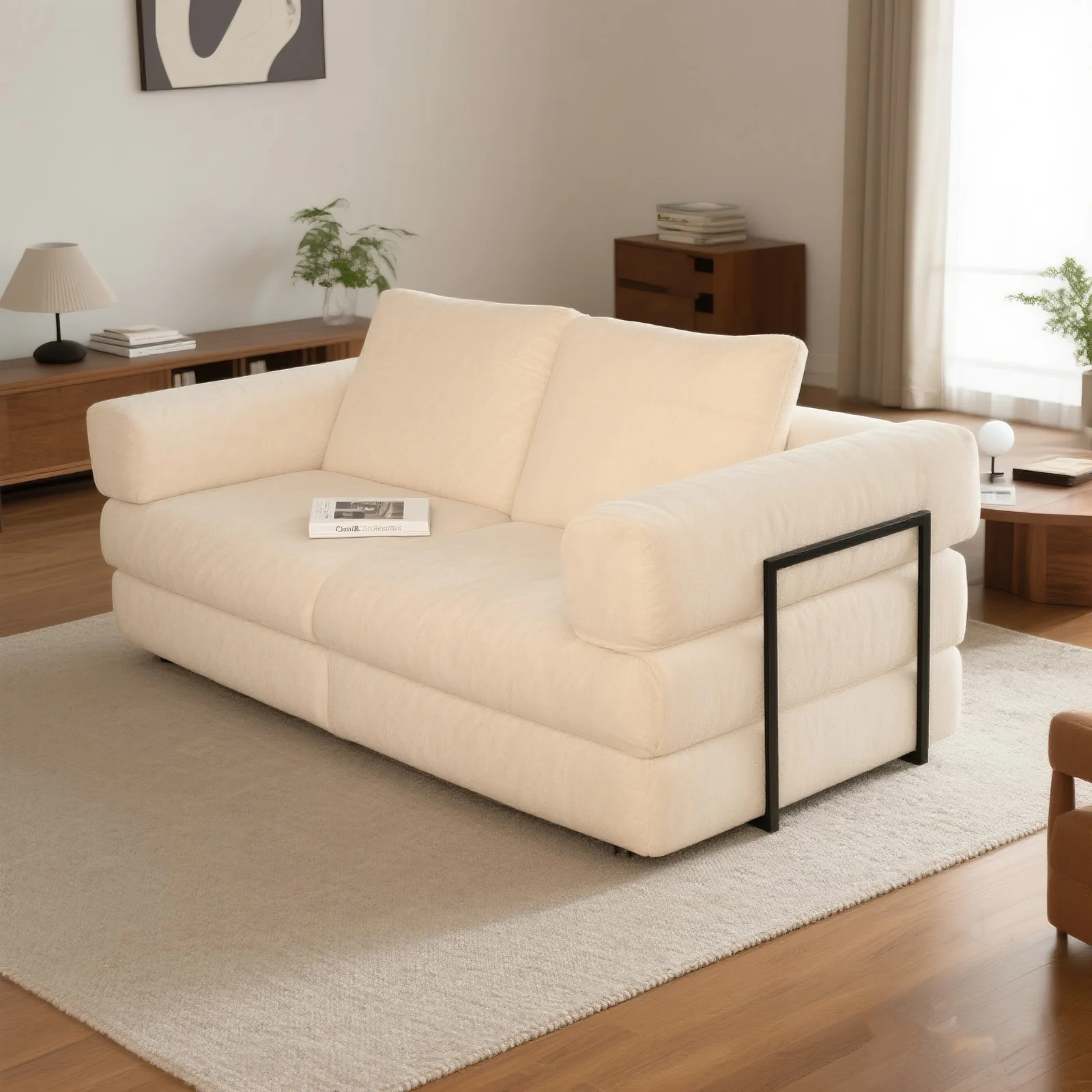 Compressed foam sofa bed vacuum packed foldable convertible couch for living room funiture Space saving design
