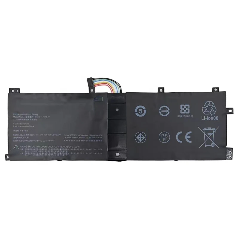 BSNO4170A5-AT BSNO4170A5-LH Laptop Tablet Battery for Lenovo Idealpad Miix 510/520 510-12ISK 520-12IKB LH5B10L67278 7.68V 38Wh