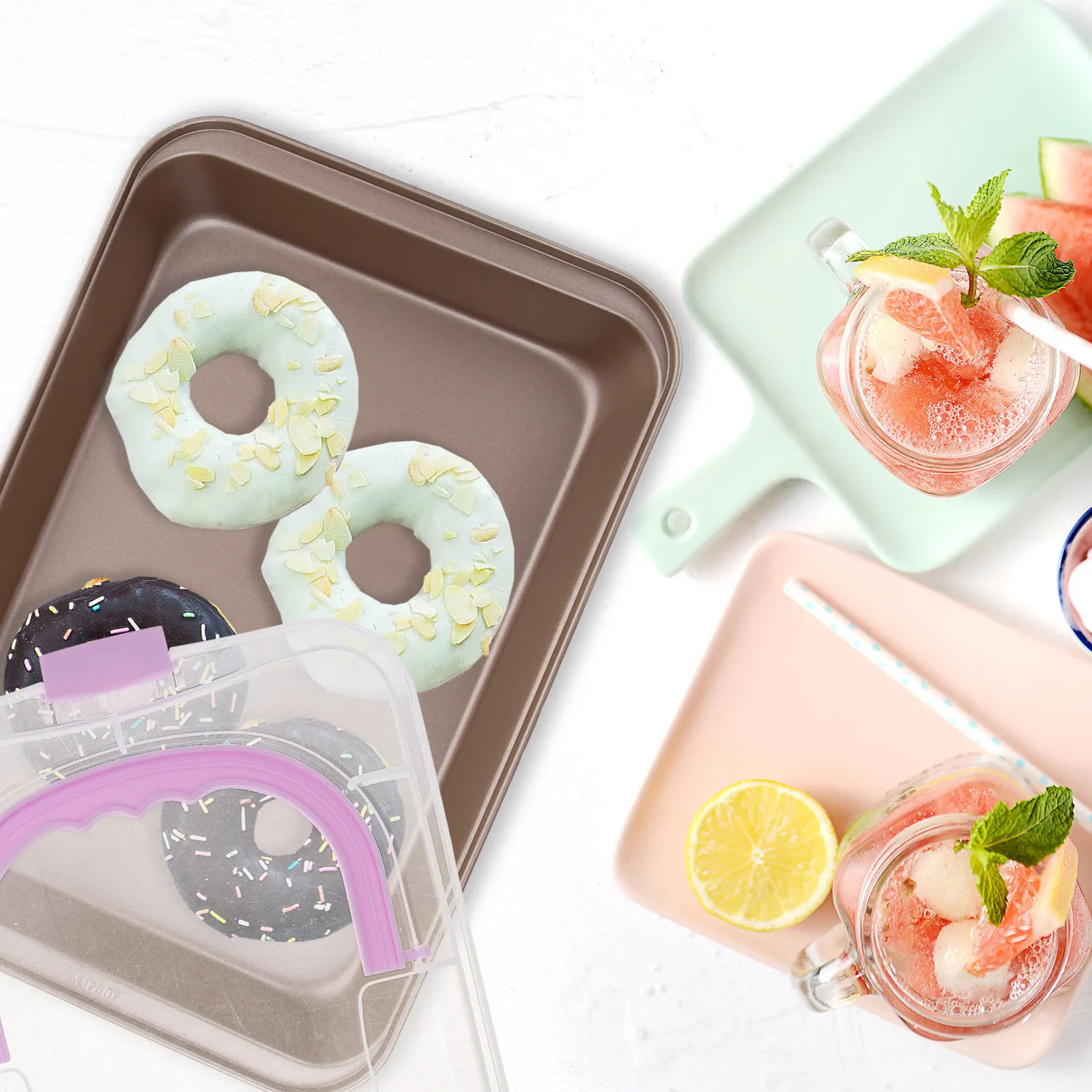 carbon-steel-rectangle-baking-pan-non-stick-cake-cookie-mold-smooth-edges-oven-pan-for-baking-bread-roll-tin-roasting-tray
