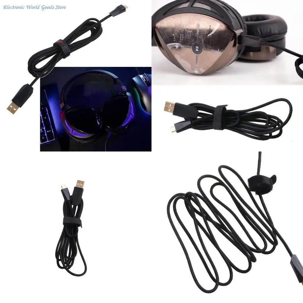 A3PD Replacement Cable Headphones Line for ROG STRIX for FUSION 300 500 700 Headphone