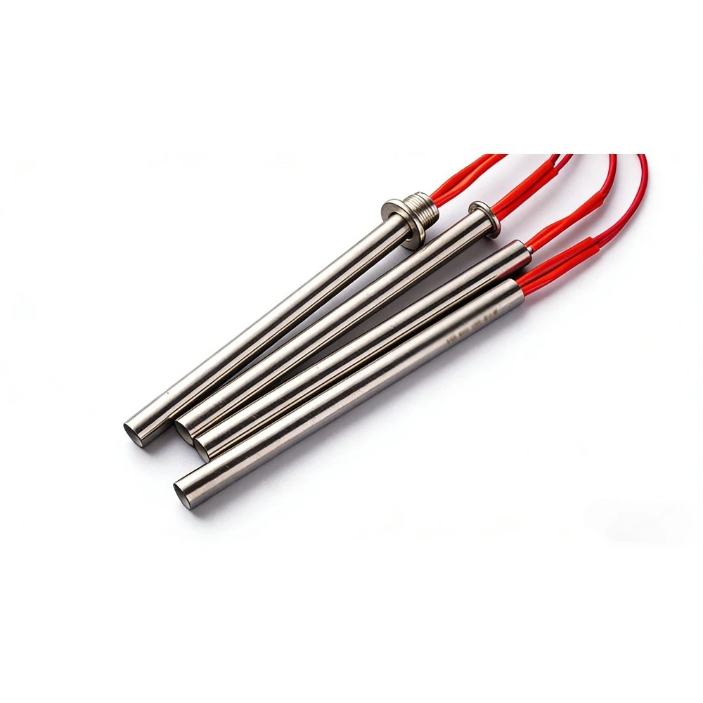 Stainless Steel Single-End Cartridge Heater 220V Dry-Firing Heating Element for Industrial Mold & BBQ Grill High Power