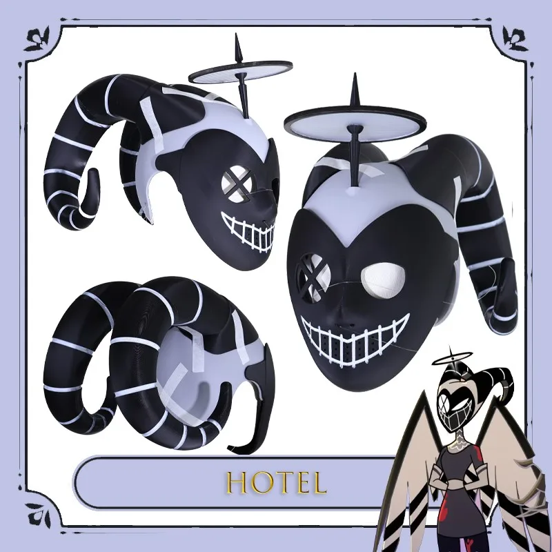 

3D-печать Lute Косплей Маска Шлемы Ангел Отель Аниме Косплей Хэллоуин Карнавал Вечеринка Аниме Косплей Воин Опора Рождество