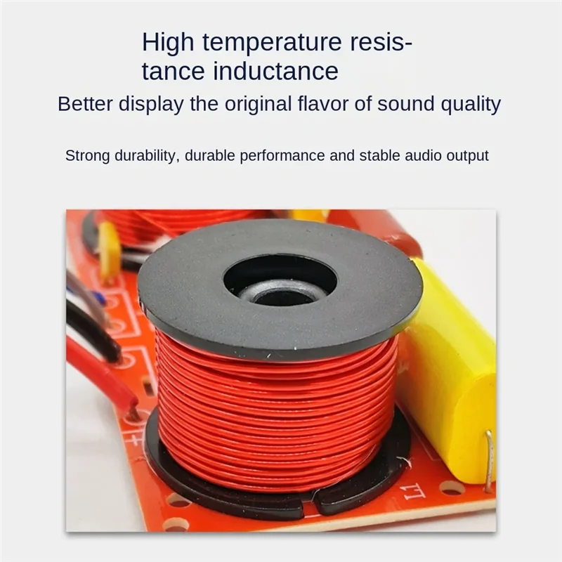 Sensitive 2 Way 300W Frequency Crossover Divider Divider Stereo Audio Filter For DIY High Fidelity Sound