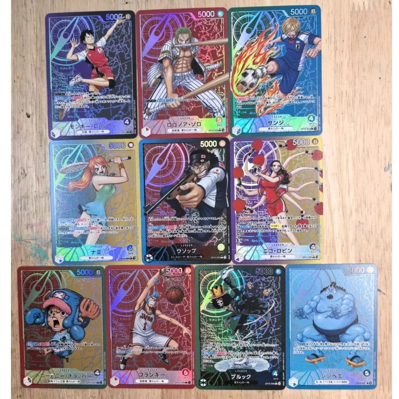 

One Piece Athlete Series Basketball Monkey D. Luffy Cheerleader Boa Hancock Flash Card Football Sanji Opcg Game Collection Card