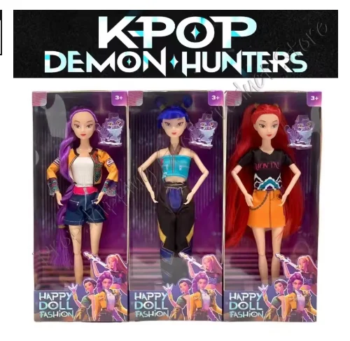 

2025 NEW Anime KPop Demon Hunters Doll Vinyl Toy Rumi Mira zoi Character vinyl mask figurine Birthday Gift Fan Club Gifts