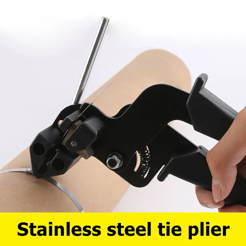 Cable Ties Plier Hand Stainless Steel Tie Self-Locking Fastening Strap High Quality Cutting Tool Automatic Zip Cutter Tension