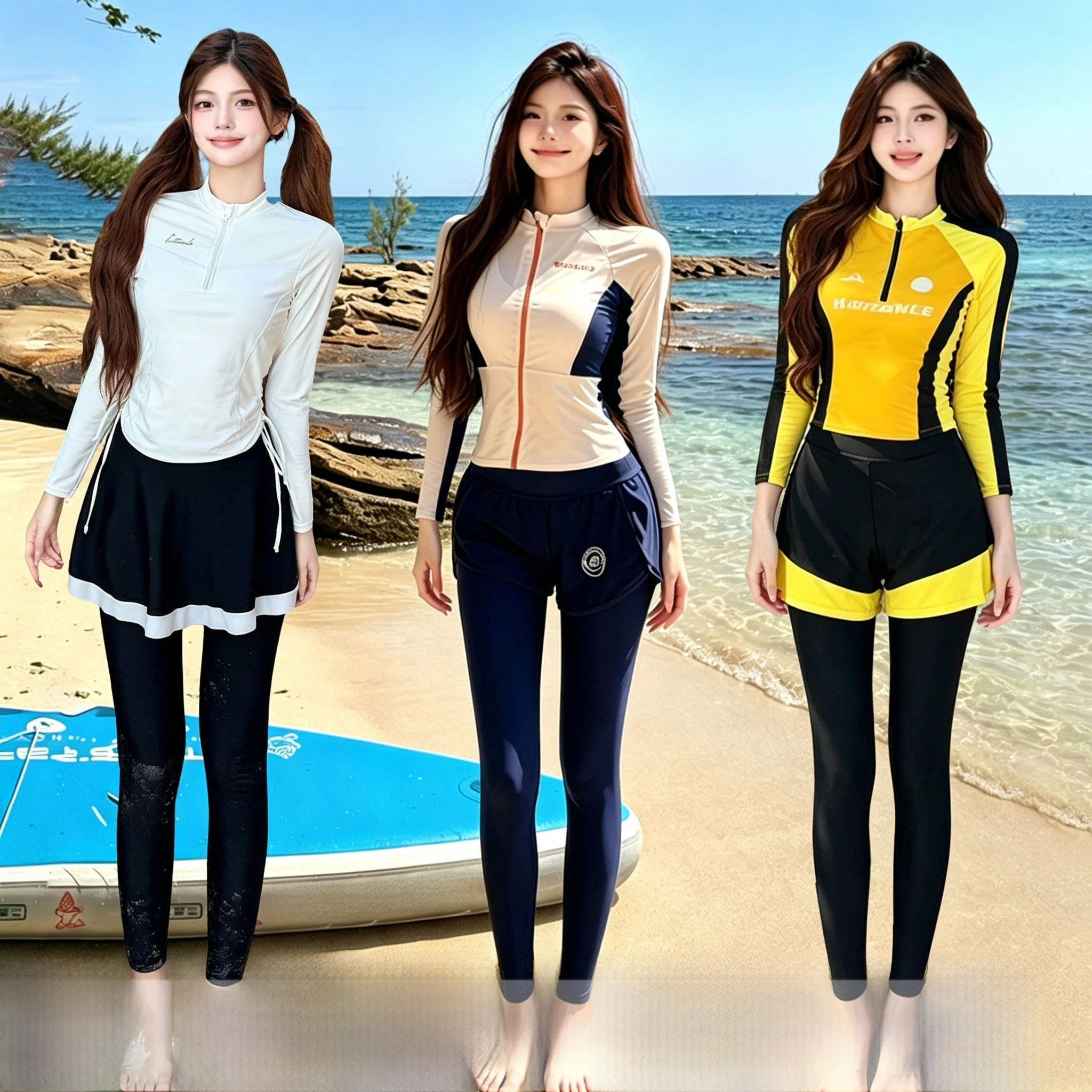 women's-2026-new-swimwear-two-piece-long-sleeve-wetsuit-surfing-diving-snorkeling-suit-jellyfish-design-nylon-material