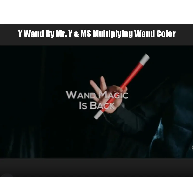 

Волшебная палочка Y Wand от Mr. Y & MS: меняющая цвет палочка для фокусов, реквизит для сценических и крупноплановых магических представлений, аксессуары
