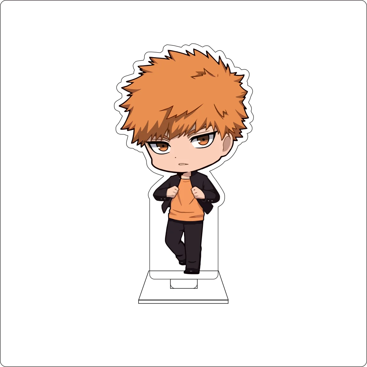 10CM Anime BLUE LOCK Cosplay Cute Acrylic Figure Stand Plate Bachira Meguru Isagi Yoichi Ornaments Gifts view 2