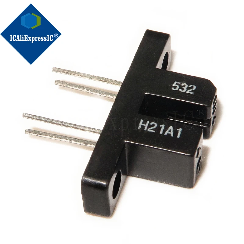 5pcs/lot H21A1 DIP4 DIP slot photoelectric switch 3MM phototransistor New Original In Stock