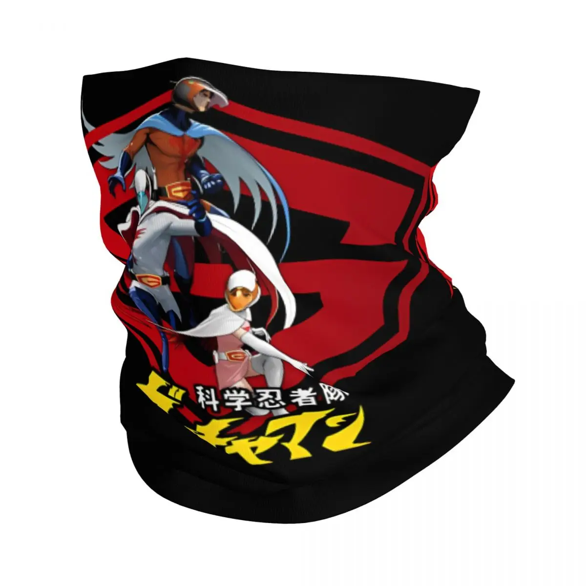 Amazing Science Ninja Team Gatchaman Bandana Neck Cover Printed Motorcycle Motocross Face Mask Multi-use Balaclava Cycling