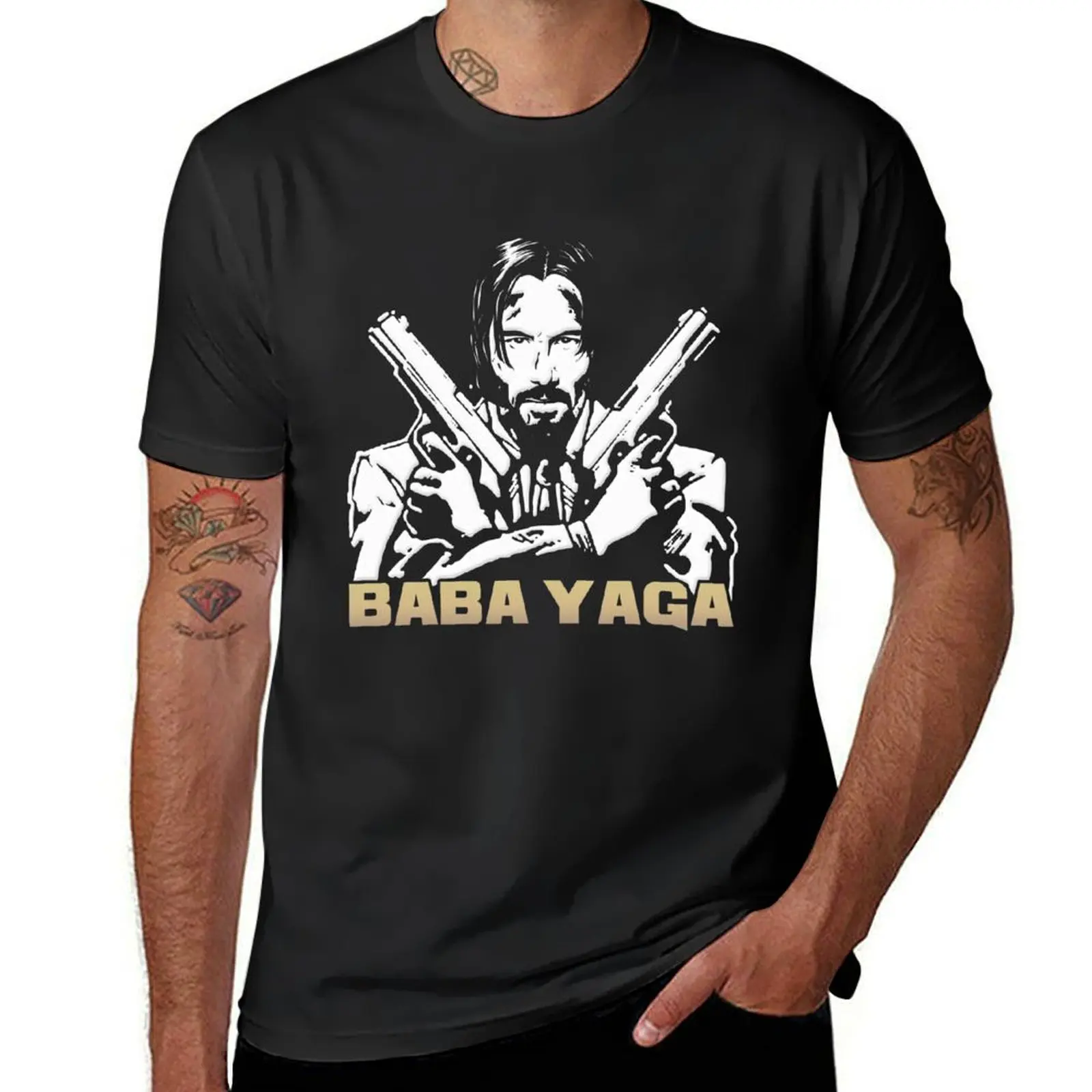 John Wick Baba Yaga T-Shirt tops blanks mens t shirts pack