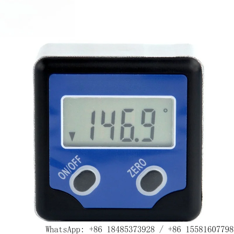 Inclination box with magnetic digital display Electronic protractor Angle meter Star finder Level