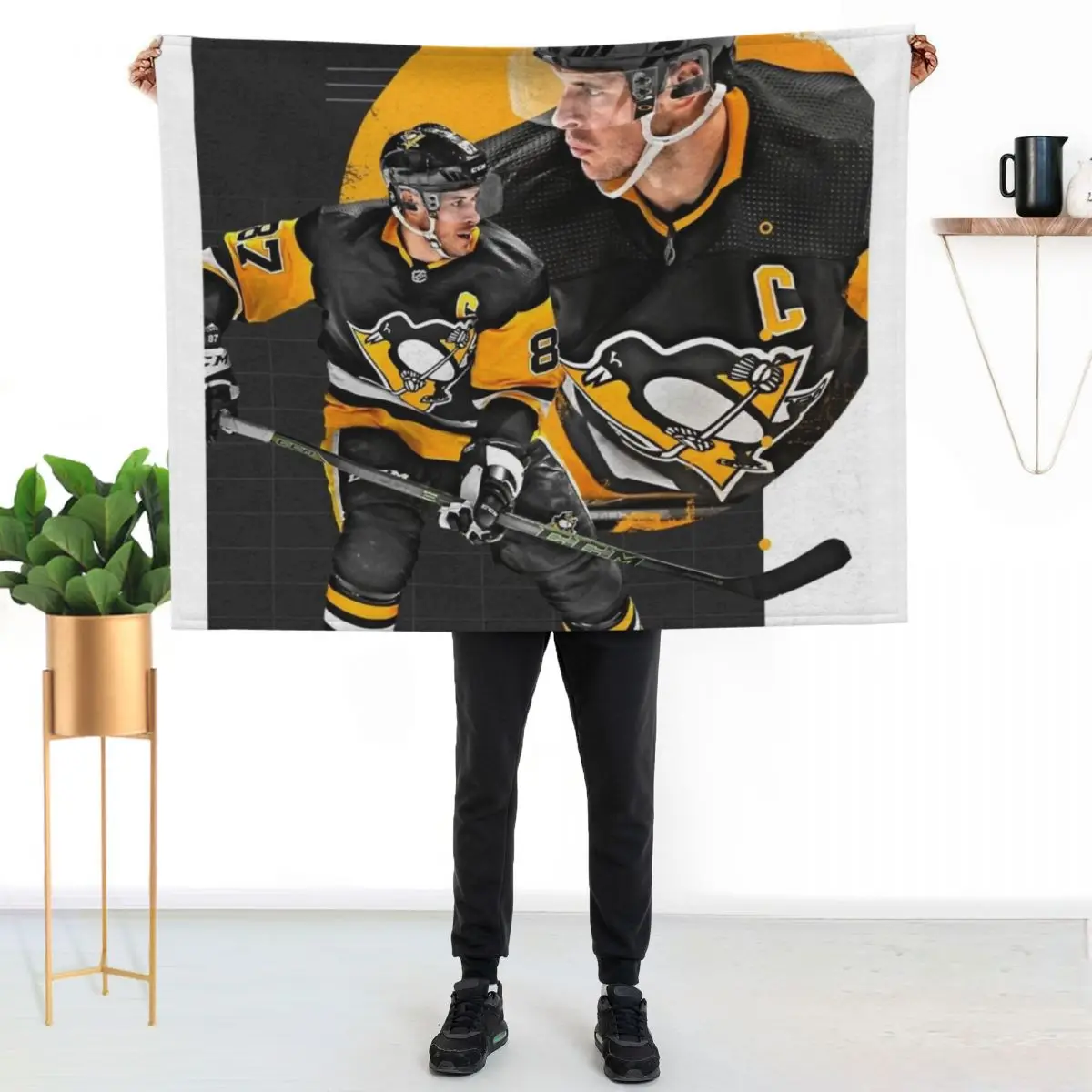 Sidney Crosby Throw Blanket Multi Purpose Soft Warm Blanket for Home Travel