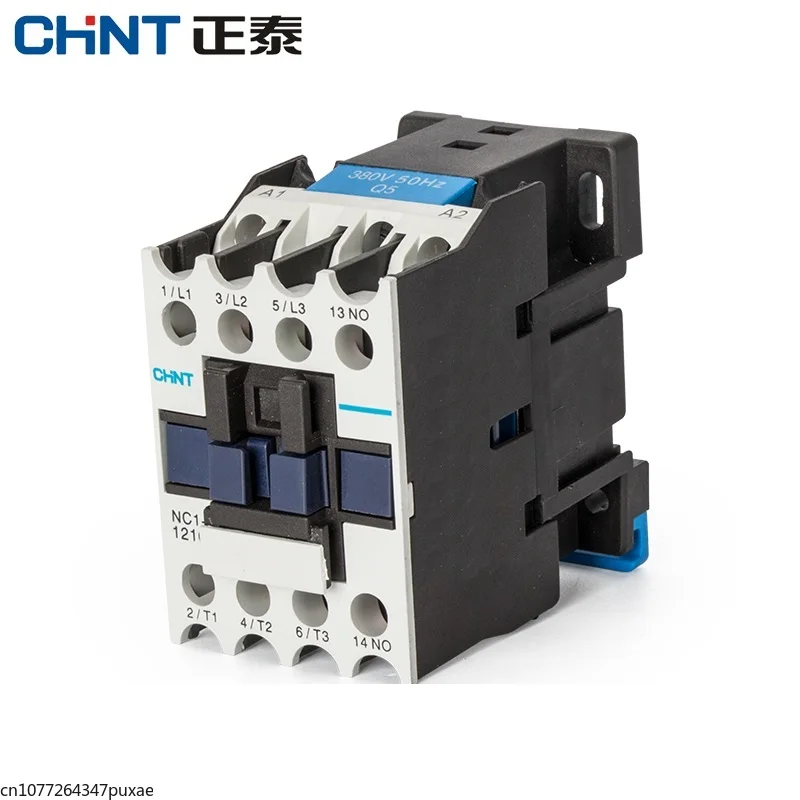 CHINT AC Contactor Electrical CJX2 LC1 0910 1810 NC1-1210 AC220V Communication 9A 12A 18A 25A 220V 380V Contator Din Rail Mount