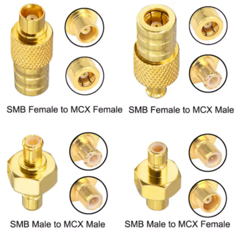 

1pc SMB to MCX connector MCX-JK-KK adapter SMB male female to MCX RF coaxial connector DBA Car Aerial Radio