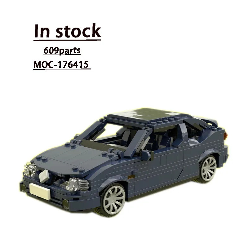 

MOC-176415 Классическая культовая ножничная дверь, спортивный автомобиль, гоночный кирпич, модель 609, деталиMOC, креативная игрушка на день рождения для мальчиков и детей, подарок