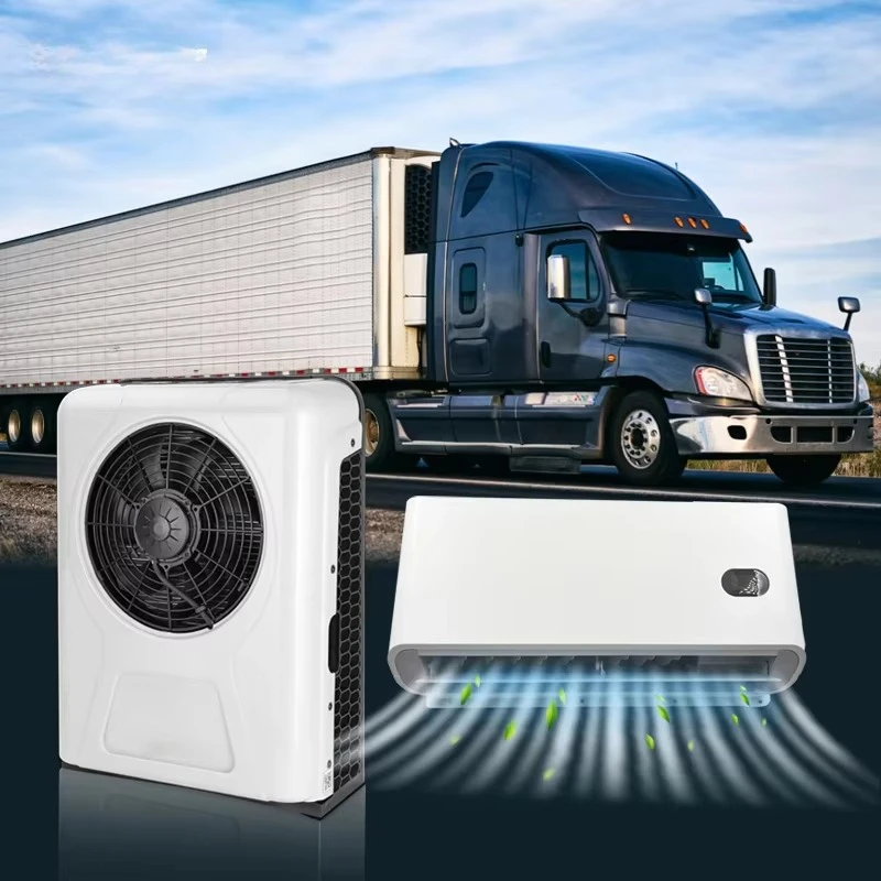 

12/24 Volt Car Parking Cooler Electric Ac Split air Conditioners Camping Semi Truck Rvs12v air Conditioning