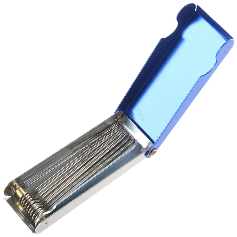 Guitar Nut Bridge File Set, Luthiers Tool Box, 13 tamanhos de arquivos, 1 arquivo plano para guitarra, banjo, bandolim, Bass String, ranhura Groove