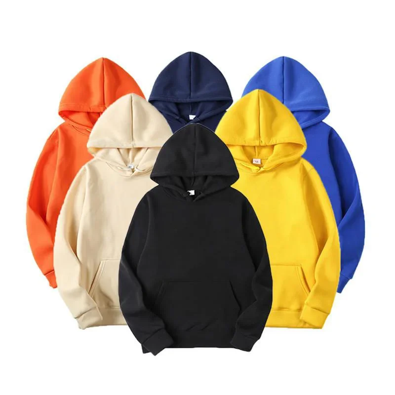 2025 Fashion Men's Hoodies Spring Autumn Casual Hoodies Sweatshirts Men's Top Solid Color Hoodies Sweatshirt Male 15 Colors