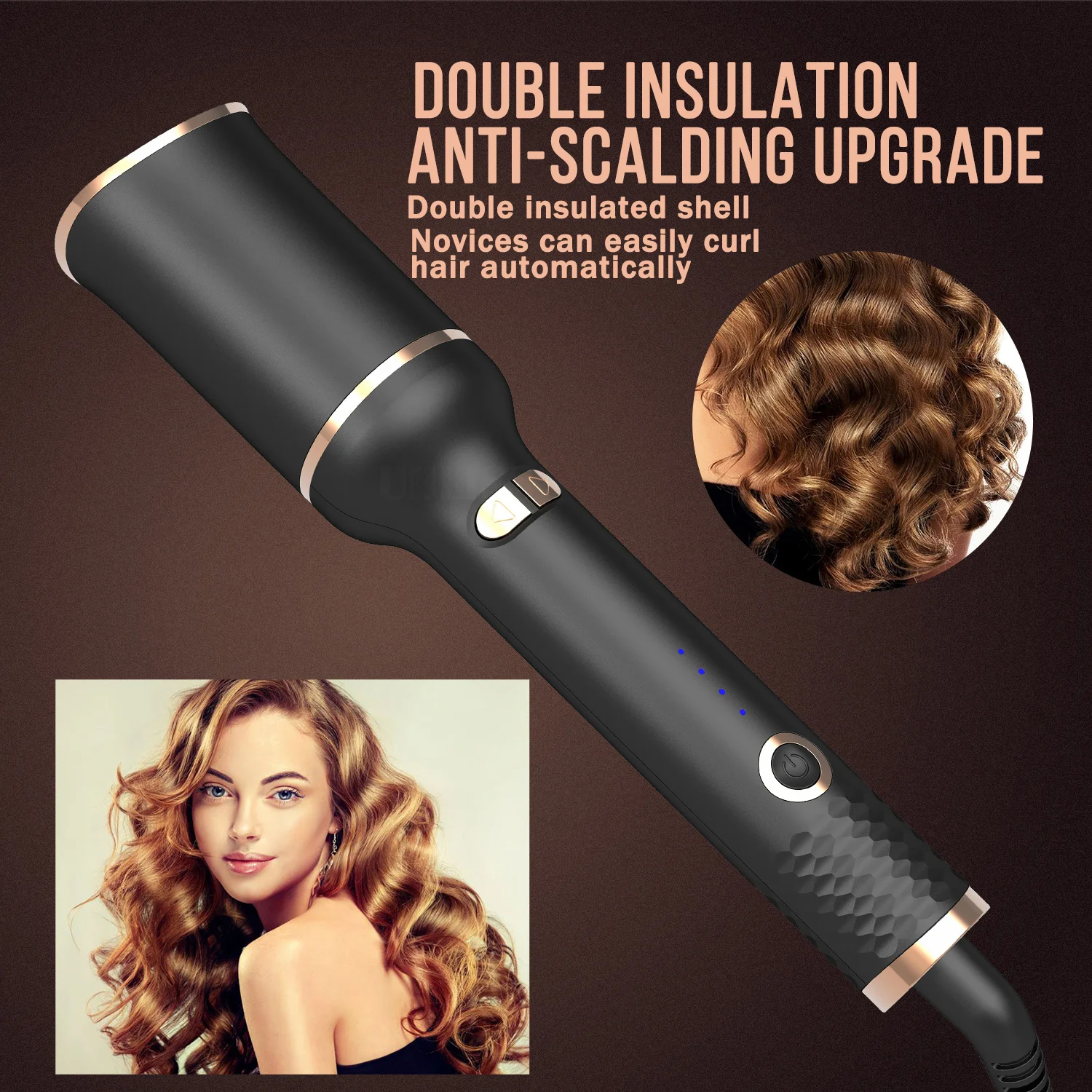 Automatic Hair Curler Professional Classic Rose Hair Curler Auto Design Rotating Hair Curling Iron Automatic Hair Curler