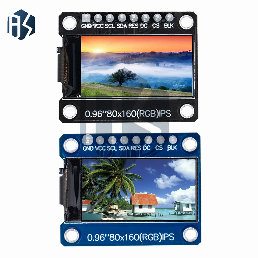 Module LCD IPS SPI 0,96/1,3 pouces : pilote IC ST7735, 80 × 160 HD 65K polychrome (non OLED) – Pour les écrans TFT Arduino