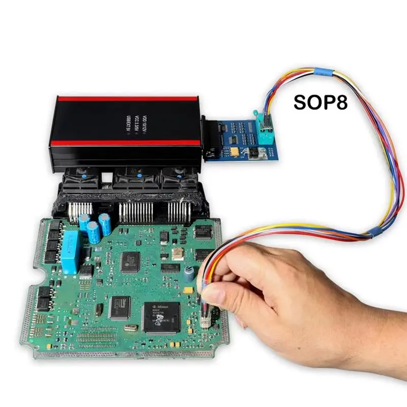 B24B Newest Prog Probes Adapters Kit For In-Circuit EEPROM ECU For IPROG Plus And Xprog M Programmer