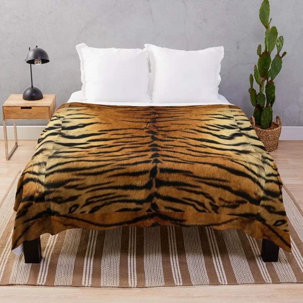 

tiger pattern lover Throw Blanket Soft Bedroom Blanket for Night Sleeping