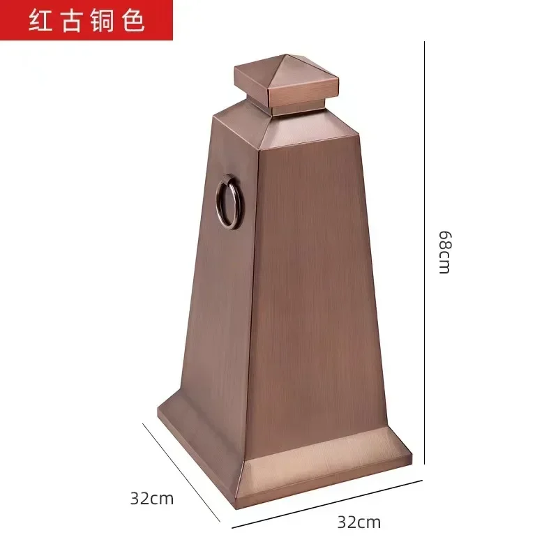 Stainless steel road cone reinforced reflective metal barrier customization