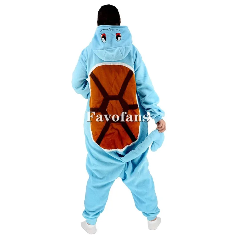 Favofans Kigurumi Animal Adults Cat Turtle Onesies Pajamas Halloween Costumes Cosplay Jumpsuit Christmas Gift XXL 3XL