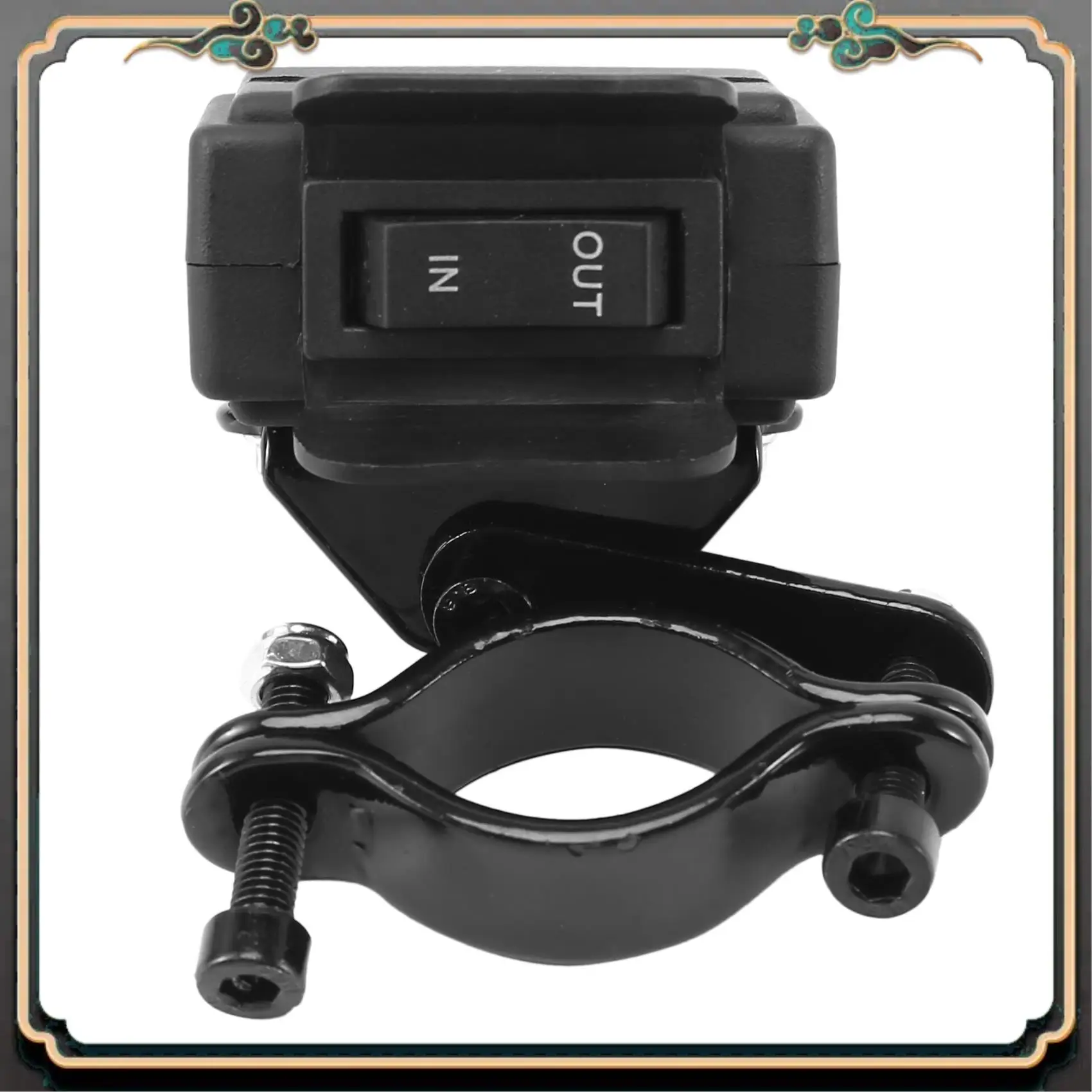 M45K-New KFI Winch Door Handle Switch ATV Thumb Switch Winch Rocker Switch For ATV-MR Honda Suzuki Polaris Yamaha