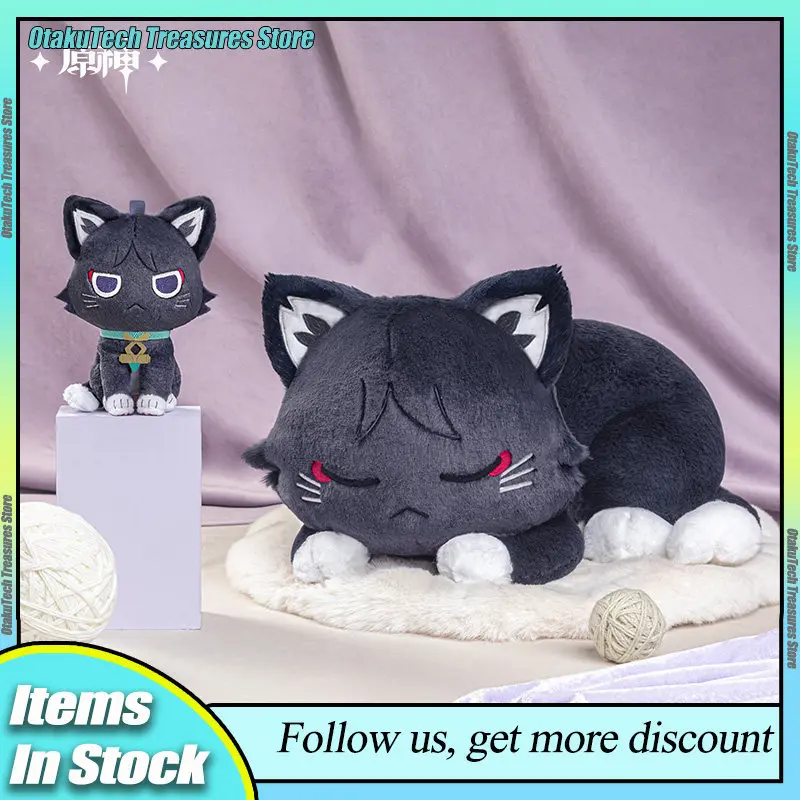 

Genshin Impact Wanderer Stray Cat Plush Pendant Cute Soft Stuffed Doll Anime Backpack Hanging Decor For Game Fans