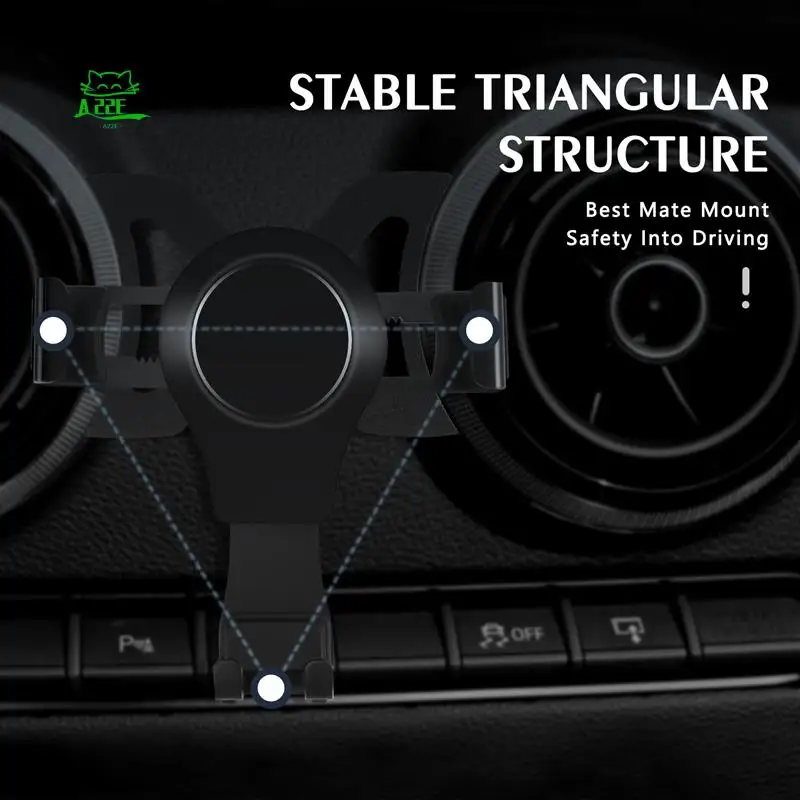 

A22E-For- A3 8V S3 2014-2019 Cell Phone Holder Mobile Bracket Car Mount Accessories