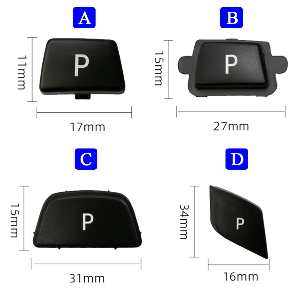 Car Gear Shift Lever Auto Parking Button Cap Cover For BMW 3 5 7 X3 X4 X5 X6 Series E90 F30 F10 F01 F25 F26 E70 E71 G30 G11 G12