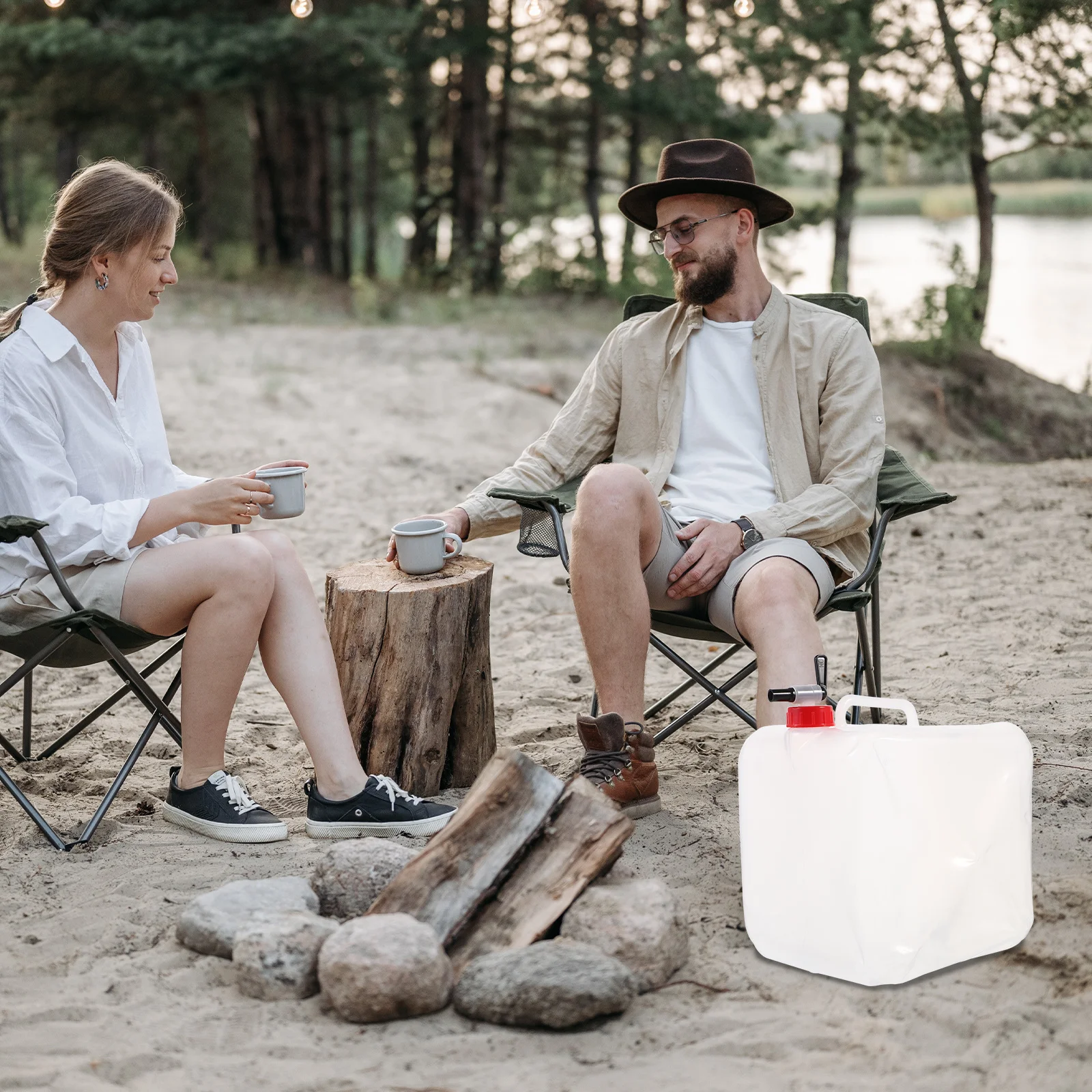 

2Pcs Durable Folding Water Bucket Portable Large Capacity Water Container Outdoor Fishing Camping Car Washing Bucket