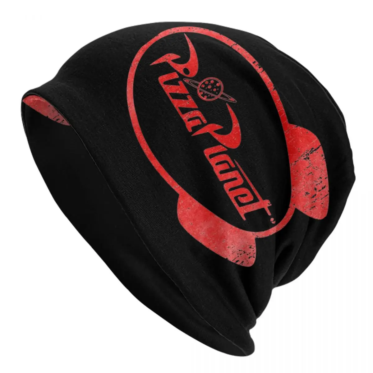 Pizza Planet Beanie For Women Men Stylish Chemo Caps Funny Logo Bonnet Knitted Hat