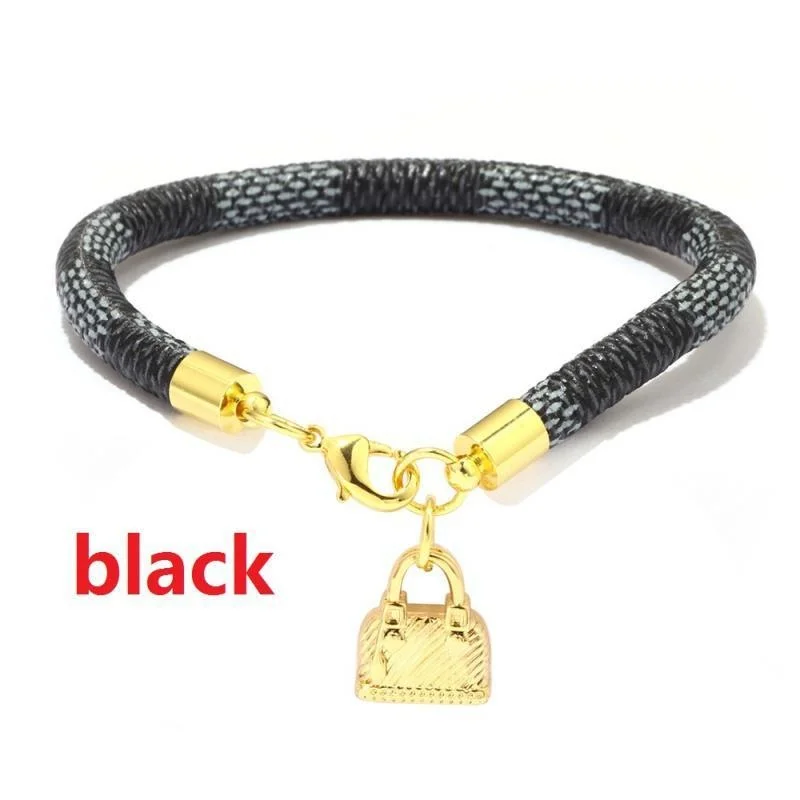 2025 Gold Plated Unisex Bracelet - Striped Hand Chain & Bag Charm - Best Seller Jewelry Gift