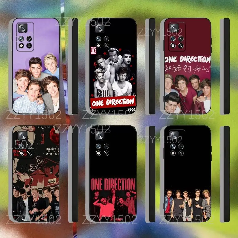 

OD One D-DirectionS Four For Samsung S25,S24,Ultra,S20,S30,Plus,S22,S23,Ultra,Plus,5G Black Silicone Soft Case